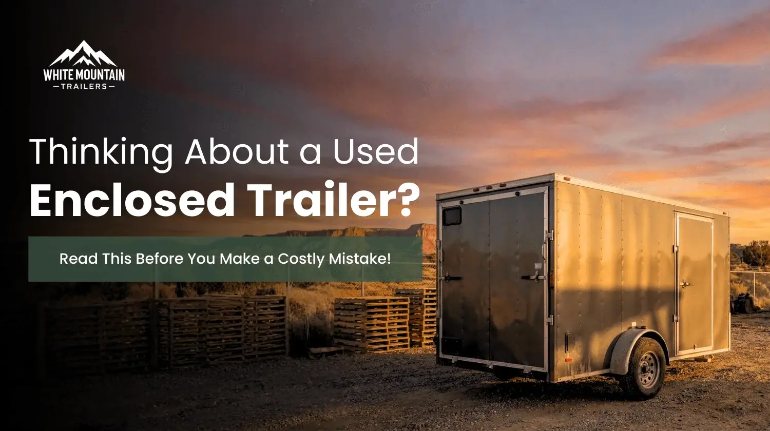 used enclosed trailer buying inspection checklist