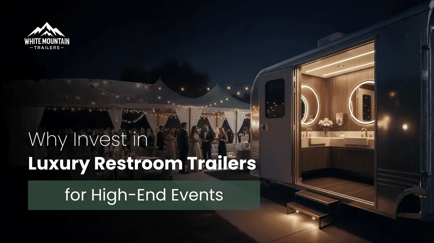 luxury restroom trailers for weddings and VIP events