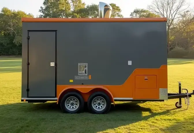 luxury portable restroom trailer event restroom services