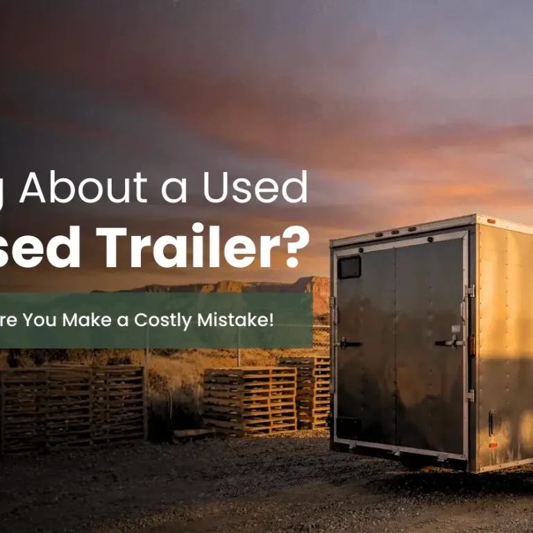 used enclosed trailer buying inspection checklist