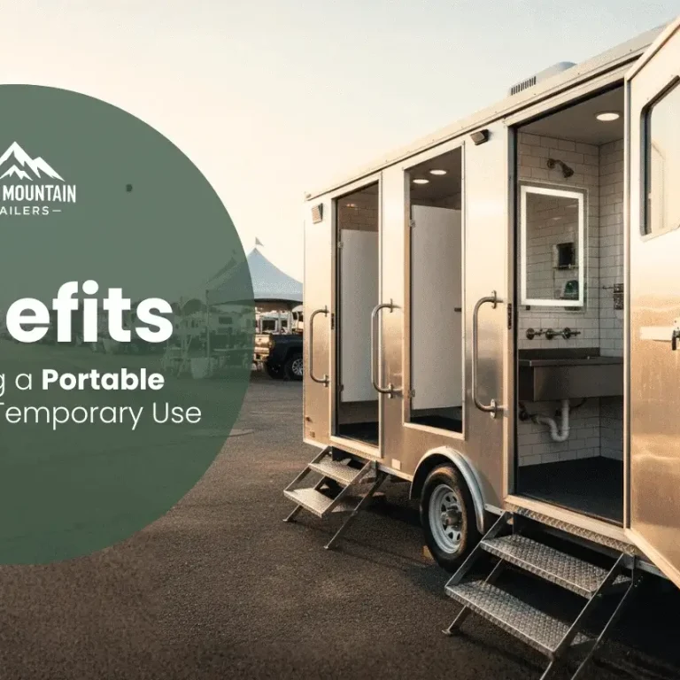 portable shower rental for temporary outdoor use