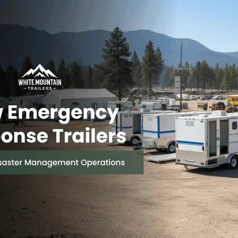 emergency response trailers for disaster management support