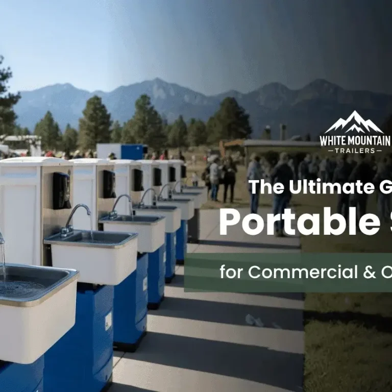 portable sinks for outdoor commercial sanitation use