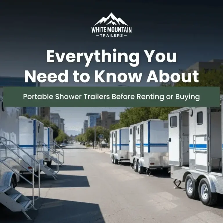 portable shower trailer buying and rental guide