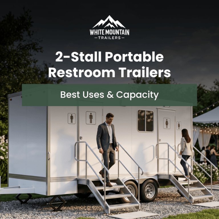 2-Stall Portable Restroom Trailers_ Best Uses & Capacity
