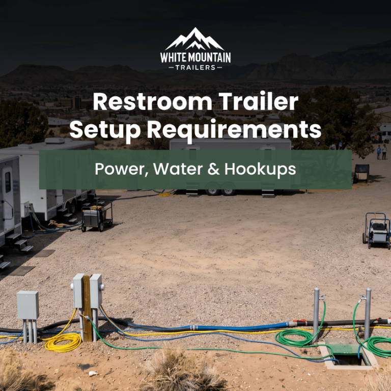 Restroom Trailer Setup Requirements_ Power, Water & Hookups